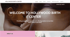 Desktop Screenshot of hollywoodbirthcenter.com