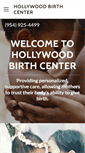 Mobile Screenshot of hollywoodbirthcenter.com