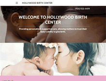 Tablet Screenshot of hollywoodbirthcenter.com